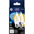 GE LED 7-Watt Chandelier Medium Base Clear Bulbs