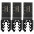 Dremel 3-Piece Universal 1-1/4" Bi Metal Cutting Oscillating Multi-Tool Blade