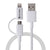 Charge and Sync 2-in-1 Lightning(R) and Micro USB to USB-A Cable, 3 Feet