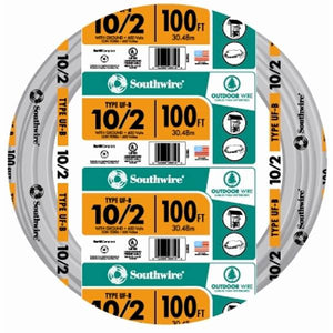 Southwire 50' 10-2 UF W/G Outdoor Wire