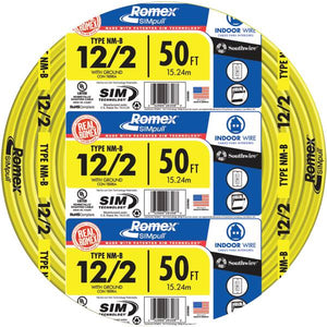 Southwire 12-2 NM W/G Indoor Wire