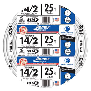 Southwire 14-2 NM W/G Indoor Wire