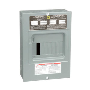 Square D QO 100-Amp 8-Space 16-Circuit Indoor Surface Mount Main Lug Load Center