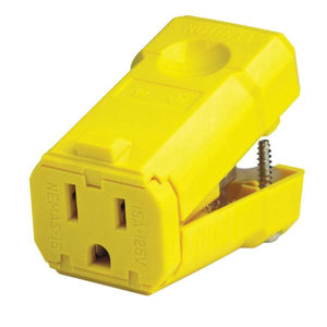 Leviton Python Industrial Grade High Visibility Yellow Connector
