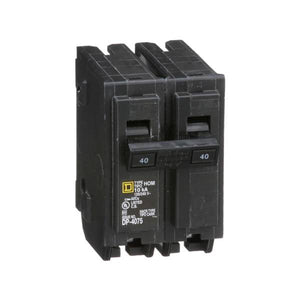 Square D Double Pole Homeline Circuit Breaker