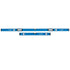 Empire 32" and 78" True Blue Magnetic Box Level Jamb Set