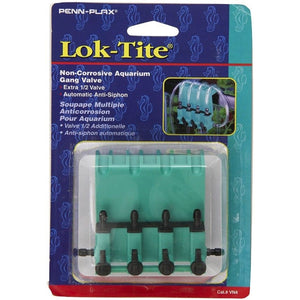 Penn Plax Lok-Tite Plastic Valve with Hanger 4 Gang Valve - 1 count