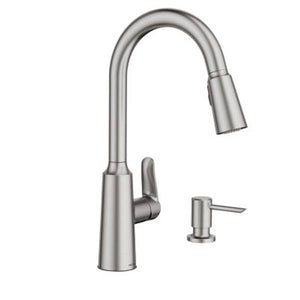 Moen Edwyn Spot Resist Stainless One-Handle Pulldown Kitchen Faucet