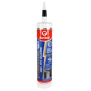Red Devil 10.1 oz StormGuard 920 RTV Black Silicone Caulk