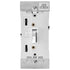 Leviton White Toggle Dimmer