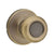 Kwikset Tylo Hall/Closet Knob in Antique Brass
