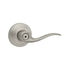 Kwikset Tustin Bed/Bath Lever in Satin Nickel