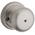 Kwikset Juno Bed/Bath Knob in Satin Nickel