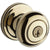 Kwikset Juno Keyed Entry Knob featuring SmartKey in Polished Brass