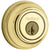 Kwikset 980 Single Cylinder Deadbolt featuring SmartKey in Polished Brass