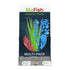 Tetra GloFish Aquarium Plant Multi-Pack Orange, Green, and Blue - 3 count