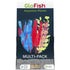 Tetra GloFish Aquarium Plant Multi-Pack Yellow, Blue, and Orange - 3 count