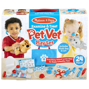 Melissa & Doug Pet Vet Examine & Treat Play Set