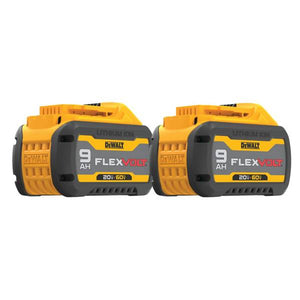 DEWALT 2-Pack 20V/60V MAX FLEXVOLT 9.0 Ah Batteries