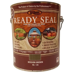 Ready Seal 1 Gallon Mission Brown Exterior Wood Stain and Sealer
