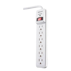 Southwire 3' 6 Outlet Surge Protect 900JWLS Power Strip