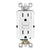 Leviton 15 A. AFCI/GFCI Dual Function Outlet