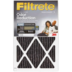 Filtrete Odor Reduction Air Filter, 16" x 25" x 1"
