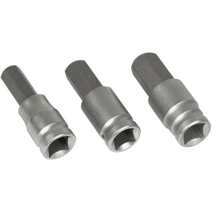 Wilmar 3 Piece Large Hex Bit Socket Set
