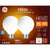 GE 2-Pack 4.5-Watt Relax LED Soft White Dimmable G25 HD Light Bulbs