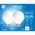 GE 2-Pack 5.5-Watt Refresh LED Energetic Daylight Dimmable G25 HD Light Bulbs