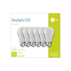 GE 6-Count LED A19 Day 100-Watt Equivalent Bulb