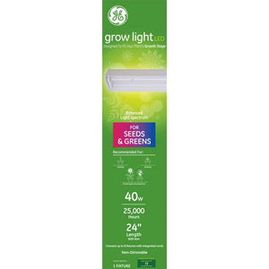 GE 40 W 24" LED Seeds/Greens Grow Light