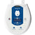 Mayfair AffinityRound Plastic Toilet Seat White Slow-Close Adjustable
