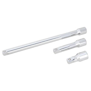 Performance Tool 3 Piece 3/8" Drive Extension Set