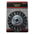K-T Industries 4" Medium Faced Knot Wheel Brush