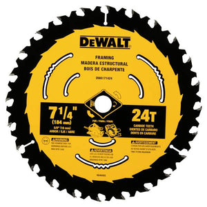 DEWALT 7-1/4" 24T Circular Saw Blade