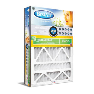 BestAir 16"x25"x5" AC Furnace Air Filter For Trion Air Bear MERV 13