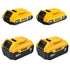 DEWALT 4-Pack, 20V MAX* Battery