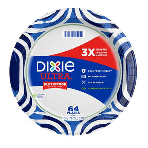 Dixie 64-Count 10" Ultra Paper Plates