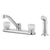 AquaVista 2-Handle Side Sprayer Kitchen Faucet