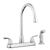 AquaVista 2-Handle High Arc Kitchen Faucet with Side Sprayer