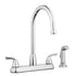 AquaVista 2-Handle High Arc Kitchen Faucet with Side Sprayer