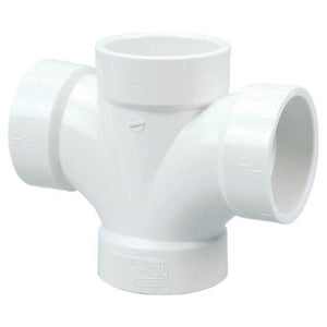 Tigre 3" Double Sanitary Tee ALL HUB DWV