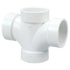 Tigre 3" Double Sanitary Tee ALL HUB DWV