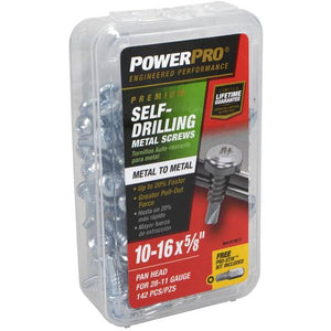 Hillman 142-Count 10-16 x 5/8" Pan-Head Self-Drilling Screws