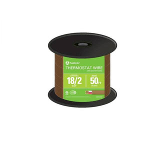 Southwire 50 ft. 18/2 Brown Solid CU CL2 Thermostat Wire