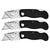 Performance Tool Project Pro 3-Pack Folding Utility Knives with 10 Blades