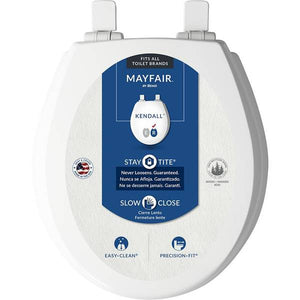 Mayfair KendallRound Enameled Wood Toilet Seat