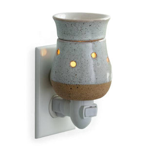 Candle Warmers Moonstone Blown Glass Pluggable Wax Warmer
