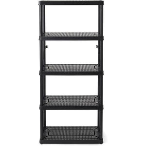 Gracious Living 5 Shelf Medium Duty Ventilated Shelving Unit